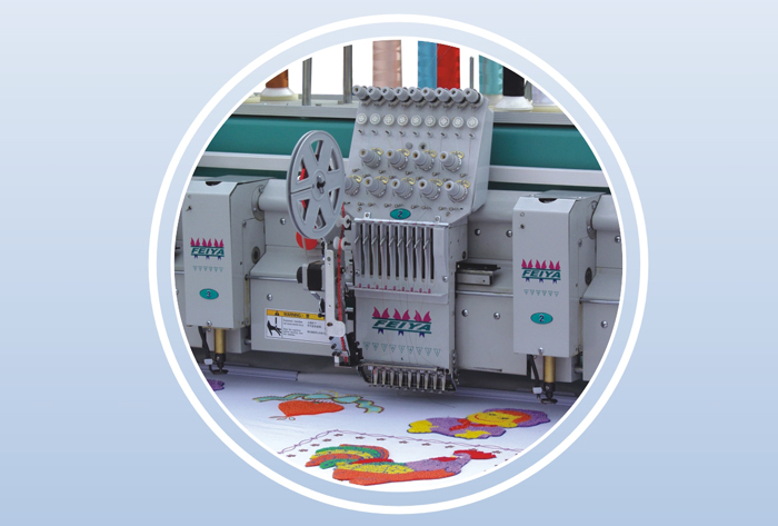 Computerized Embroidery Machine with mixed chain(aari) and Chenile